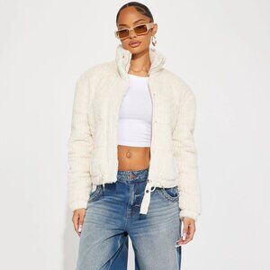 Fashion Nova Faux Fur Jacket -